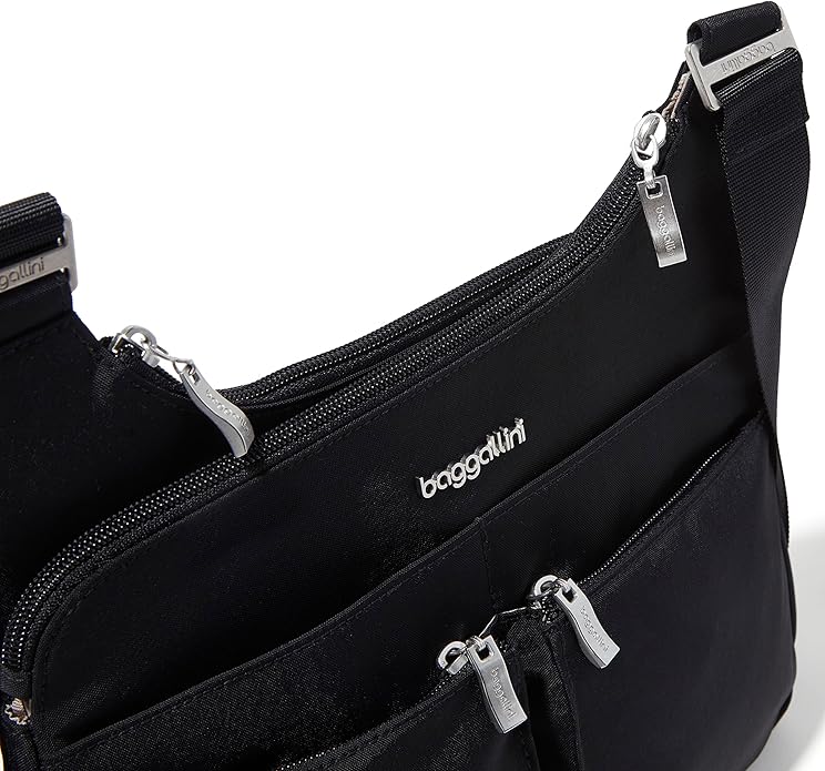 Baggallini Crossbody Travel Bag 11x8.5 Lightweight Water-resistant Nylon Handbag