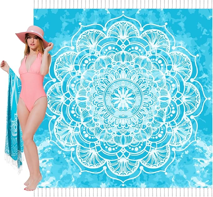 Oversized Turkish Beach Towel Blanket XXL Cotton Sandproof Towels Boho Woven Extra Large Big Sand Free Giant Throw Blankets Huge Quilt XL Picnic Camping Necessities Cloud for Adult Gifts