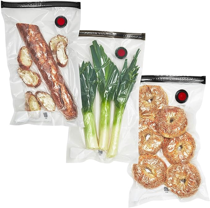 ZWILLING Fresh & Save 3-pc Vacuum Sealer Bags, Sous Vide Bags, Meal Prep - Large (Set of 3)