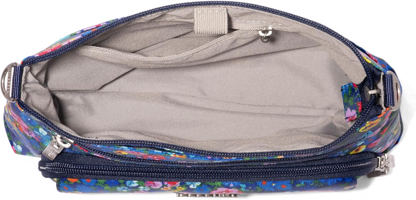 Baggallini Original Everyday 11x7.5 Crossbody Bags Rfid Protected Lightweight Nylon Zippered Travel Purse