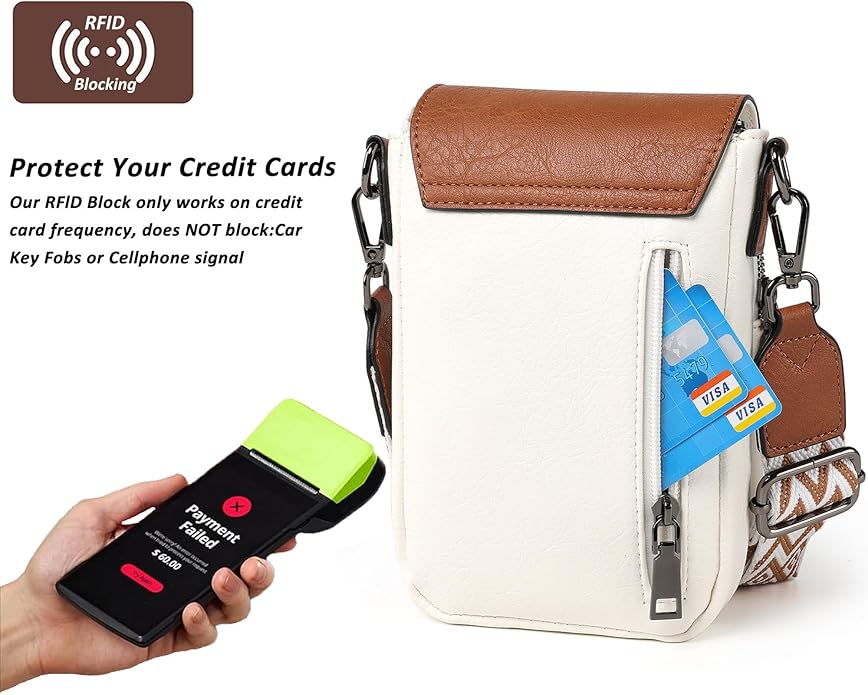 TANTOMI Small Crossbody Bags for Women, Small Purses with Card Slots Phone Purse Wide Adjustable Strap