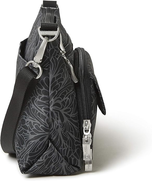 Baggallini Original Everyday 11x7.5 Crossbody Bags Rfid Protected Lightweight Nylon Zippered Travel Purse