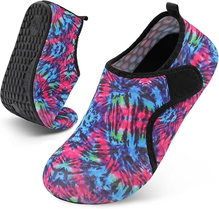 Scurtain Barefoot Water Shoes for Women Men Beach Swim Aqua Socks Summer Quick-Dry Sandals Slippers