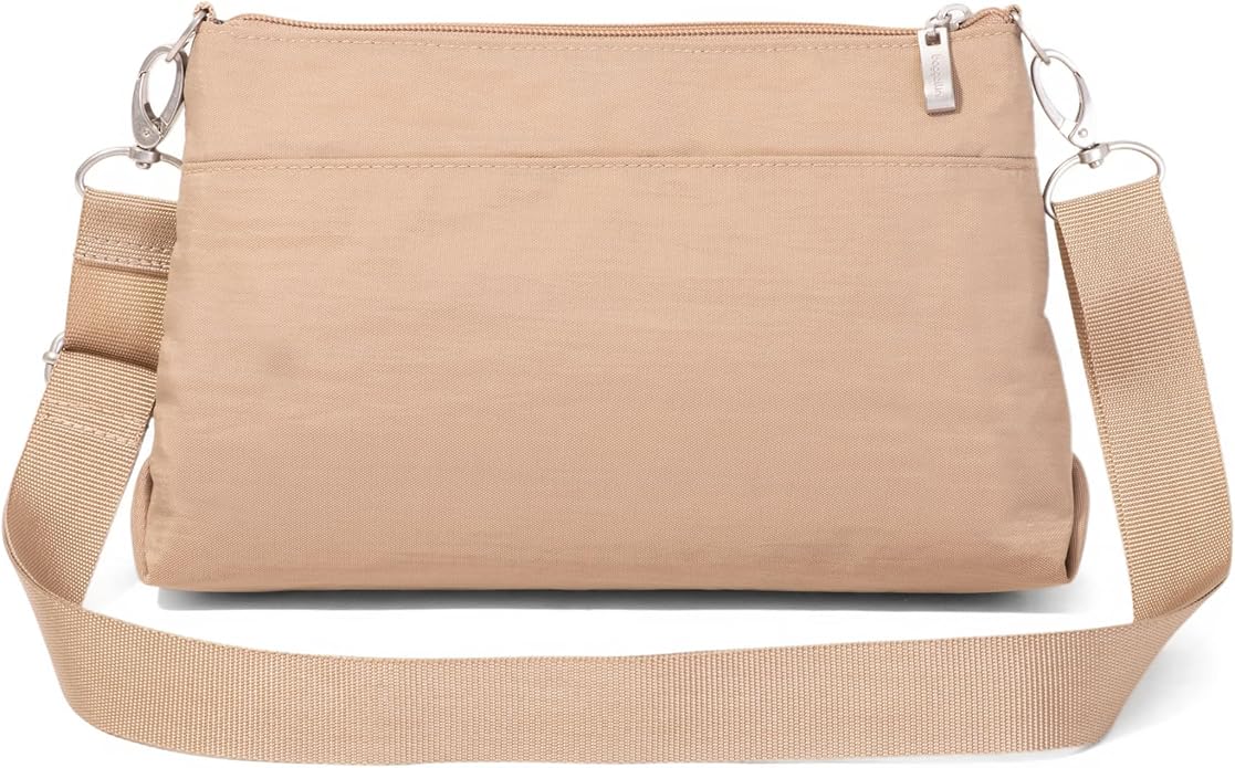 Baggallini Original Everyday 11x7.5 Crossbody Bags Rfid Protected Lightweight Nylon Zippered Travel Purse