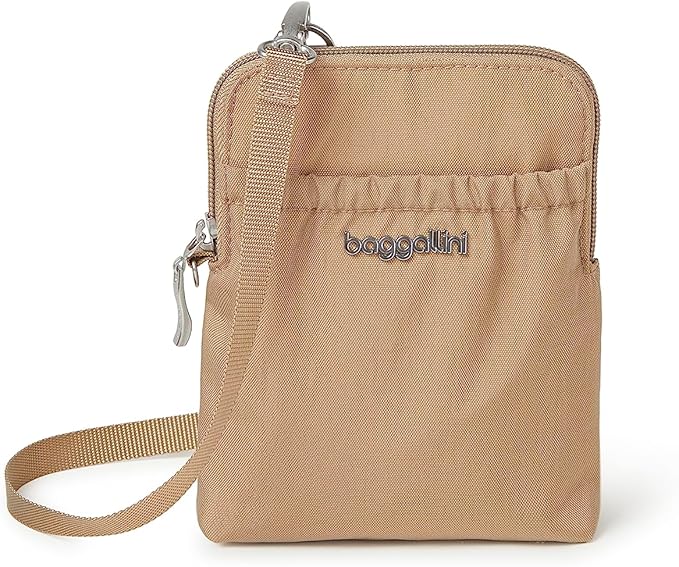 Baggallini Bryant Pouch Small Crossbody Bag for Women - Phone Purse with Crossbody Strap - Lightweight Crossbody Pouch