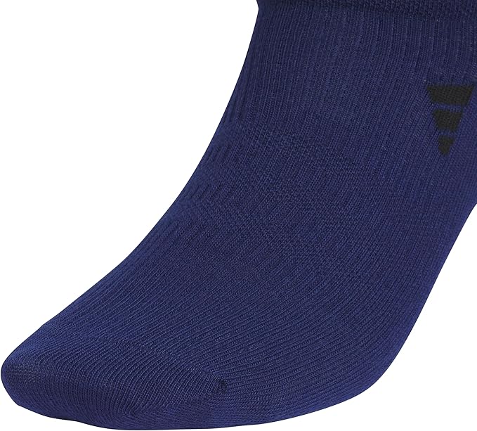adidas Men's Superlite No Show Socks (6 Pairs) Lightweight & Breathable
