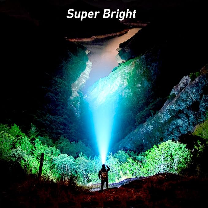 Blukar LED Headlamp,2000L Super Bright Rechargeable Headlight Flashlight with White&Red Light 2 Pack - Motion Sensor,Dimmable Brightness,8 Modes,Spotlight&Floodlight,IPX5 Waterproof for Camping-Purple