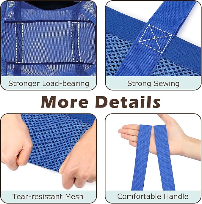 Mesh Beach Bag with Zipper, Large Beach Tote for Women, Toys Pool Swim Bag Travel Vacation Cruise Essentials
