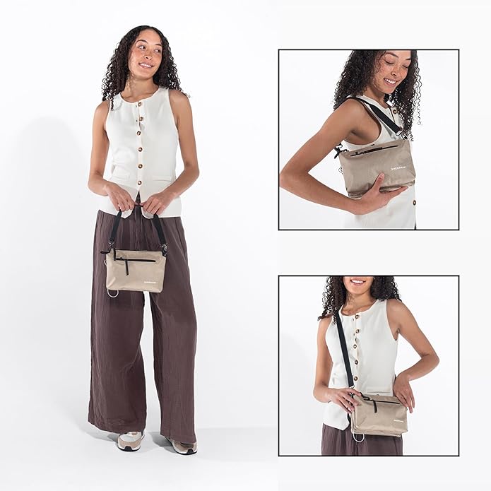 Sherpani Mei, Small Anti Theft Crossbody Purse, Lightweight Cross Body Bag, Handbags, Fashion Trio Bag, Travel Gift