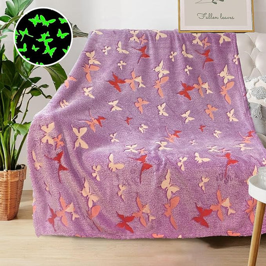 Butterfly Blanket for Women/Girls, Butterfly Gifts for Women Adults, Cute Blankets for Teen Girls, Personalized Blankets for Adults/Kids,Soft Fleece Blanket and Throw,Birthday 40"x 50"