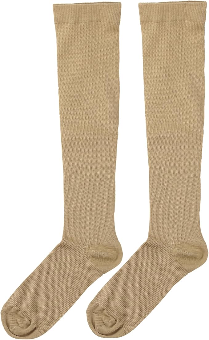 Bestjybt Compression Socks for Women & Men Circulation 15-20 mmHg Support Socks for Athletic Running Cycling