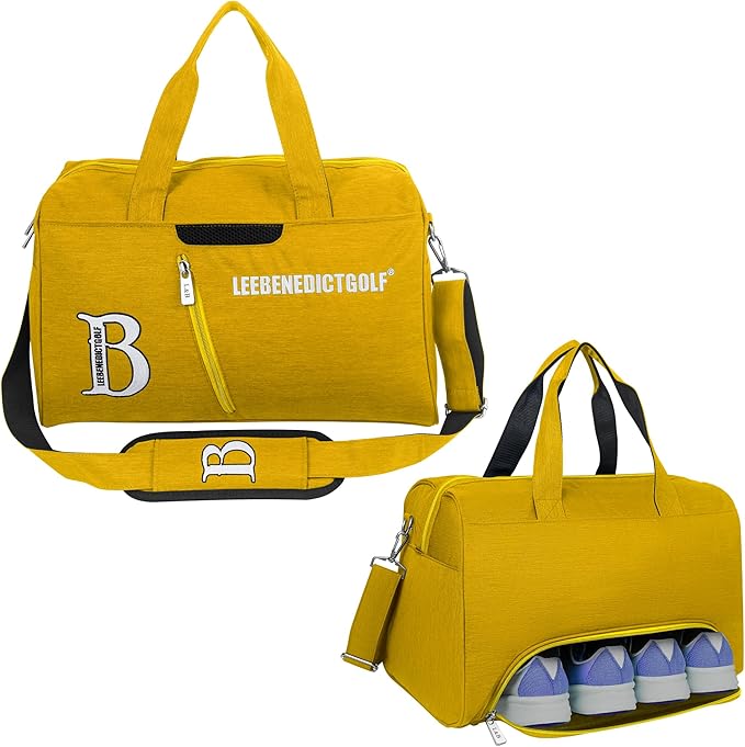 Golf Duffel Bag, Small Duffel Bag for Outdoors, Sports, Yoga, Gym, Swimming and Weekend Getaways, Travel Tote Bag for Waterproof Lightweight Carry-On Workout