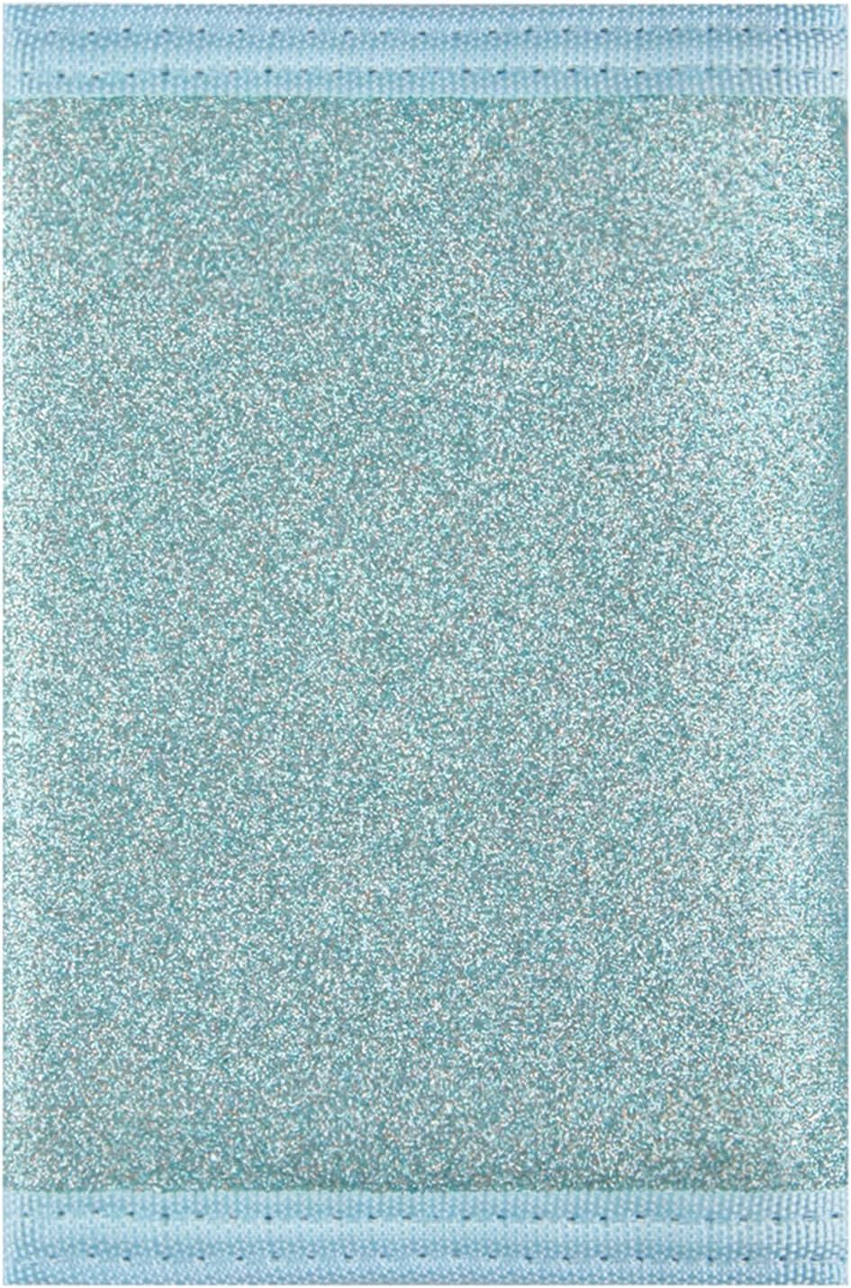 NEICY RFID Blocking Canvas Wallet for Men and Women - Camo Trifold Outdoor Sports Wallets with Magic Sticker for Teen Kids (Blue Bling)