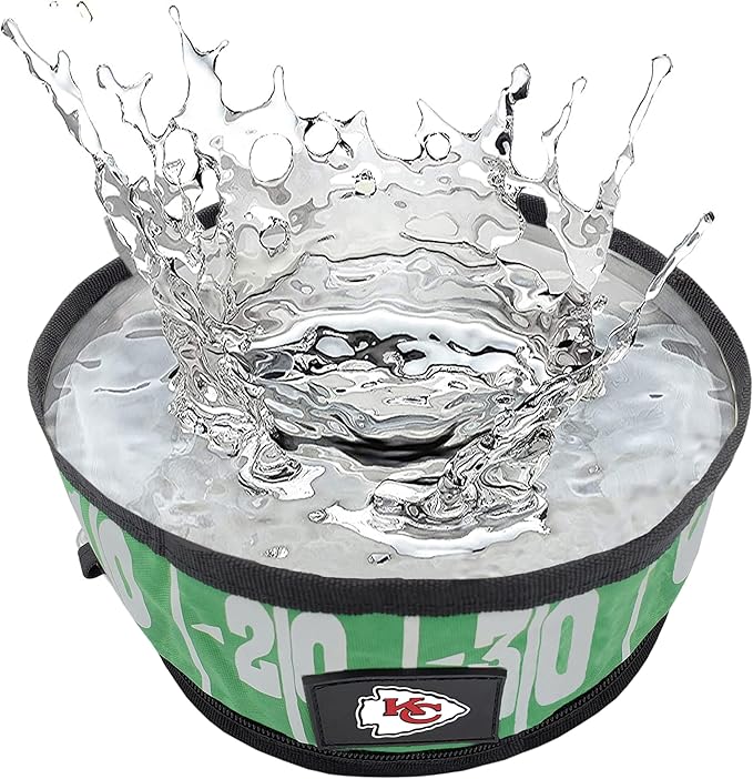Pets First NFL Collapsible Pet Bowl