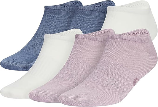 adidas Men's Superlite No Show Socks (6 Pairs) Lightweight & Breathable
