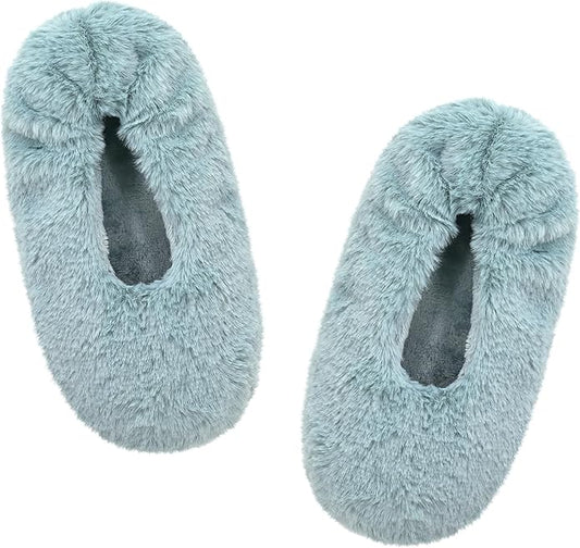 DICUIRD Women's Ballerina Slippers Lightweight House Slippers with Stretchable Heel Design