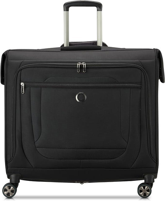 DELSEY PARIS Helium DLX Rolling Garment Bag with Spinner Wheels, Black
