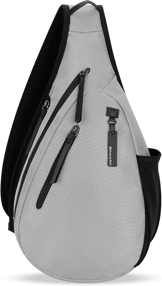 Sherpani Esprit, Anti Theft Sling Bag, Sling Backpack, 10L Travel Bag, Crossbody Backpack, Travel Gift for Women, Fits 10 Inch Tablet (Sterling)