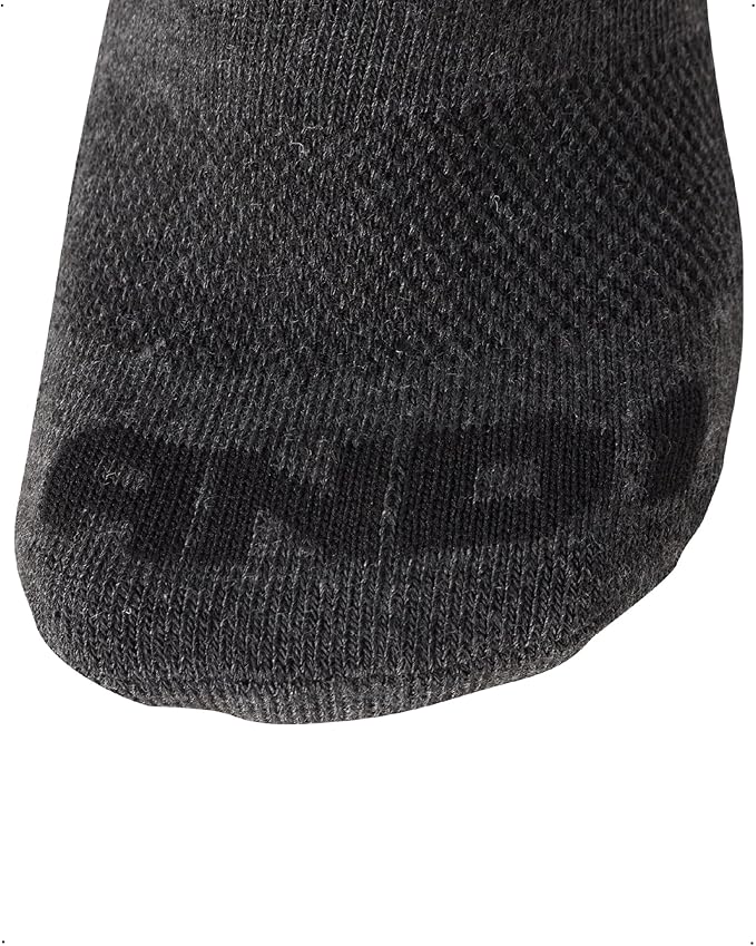 AND1 Mens No Show Socks - 12 Pack Performance Stretch Athletic Compression Socks for Men - Sports Low Cut Socks (6-12.5)