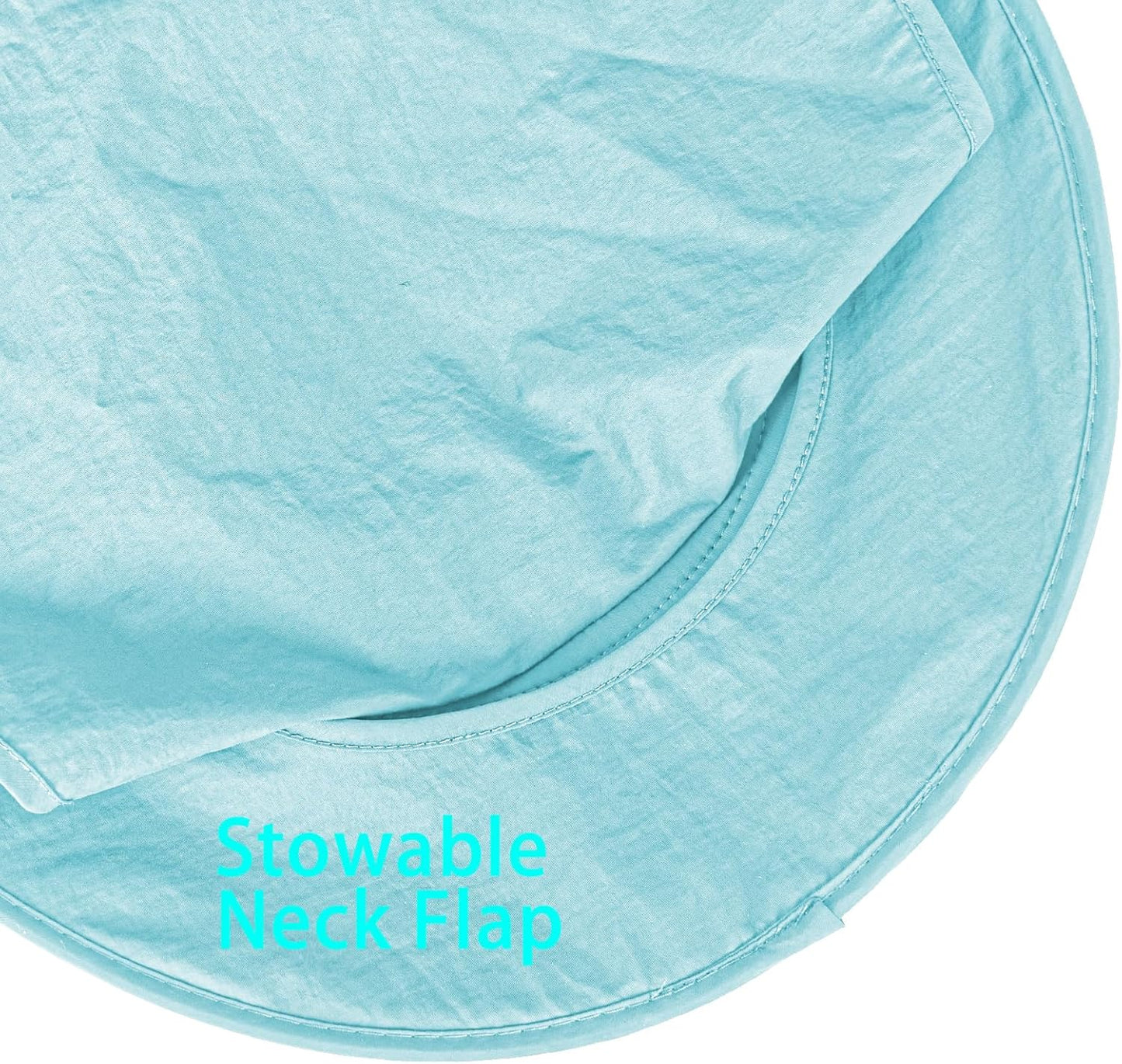 Sun Hats for Men Women Fishing Hat UPF 50+ Breathable Wide Brim Bucket Hats Summer UV Protection Safari Hat with Neck Flap