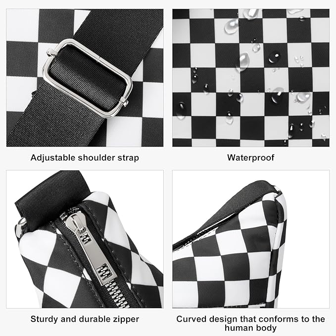 CLUCI Travel Purses for Women, Waterproof Nylon Crossbody Bags for Woman Trendy, Anti Theft Shoulder Handbags for Ladies