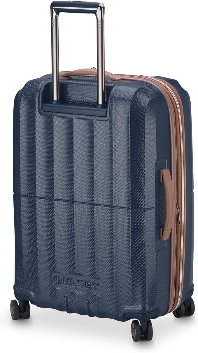 DELSEY PARIS Carrousel Hardside Expandable Luggage with Spinner Wheels, Navy, 2 Piece Set (21/28)