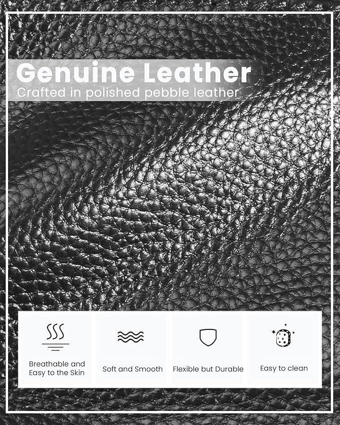 befen Genuine Leather Small Crossbody Bags for Women Cross Body Bag Purses Cell Phone Purse for Travel with RFID Card Slots