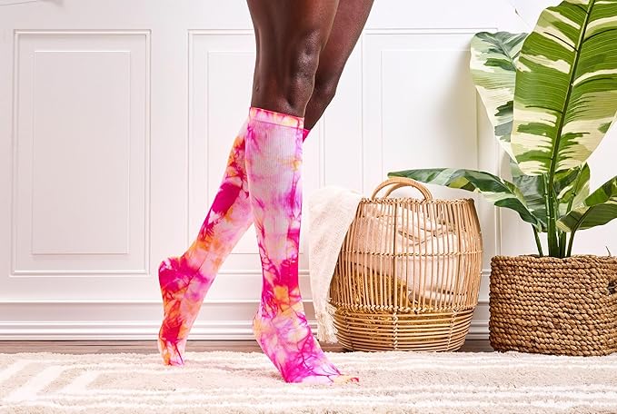 Nurse Mates Women's Calf Socks | 12-14 mmHg Compression | Superior Support & Comfort | 1 Pair