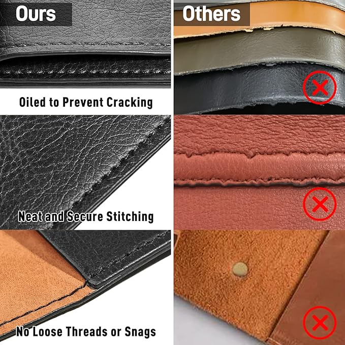 Black PU Leather File Folder for Documents,Important Document Folder with String Tie,Laptop Sleeve Notebook Case,Leather File Organizer, A4 Envelopes Filing Folder 3PCS