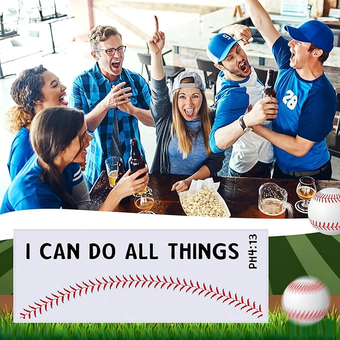 18 Pcs Baseball Cooling Towel Baseball Team Gifts Favors for Player Bible Verse I Can Do All Things Workout Sweat Rags for Neck and Face Sport Towel for Gym, Camping, Outdoor Sport Gear