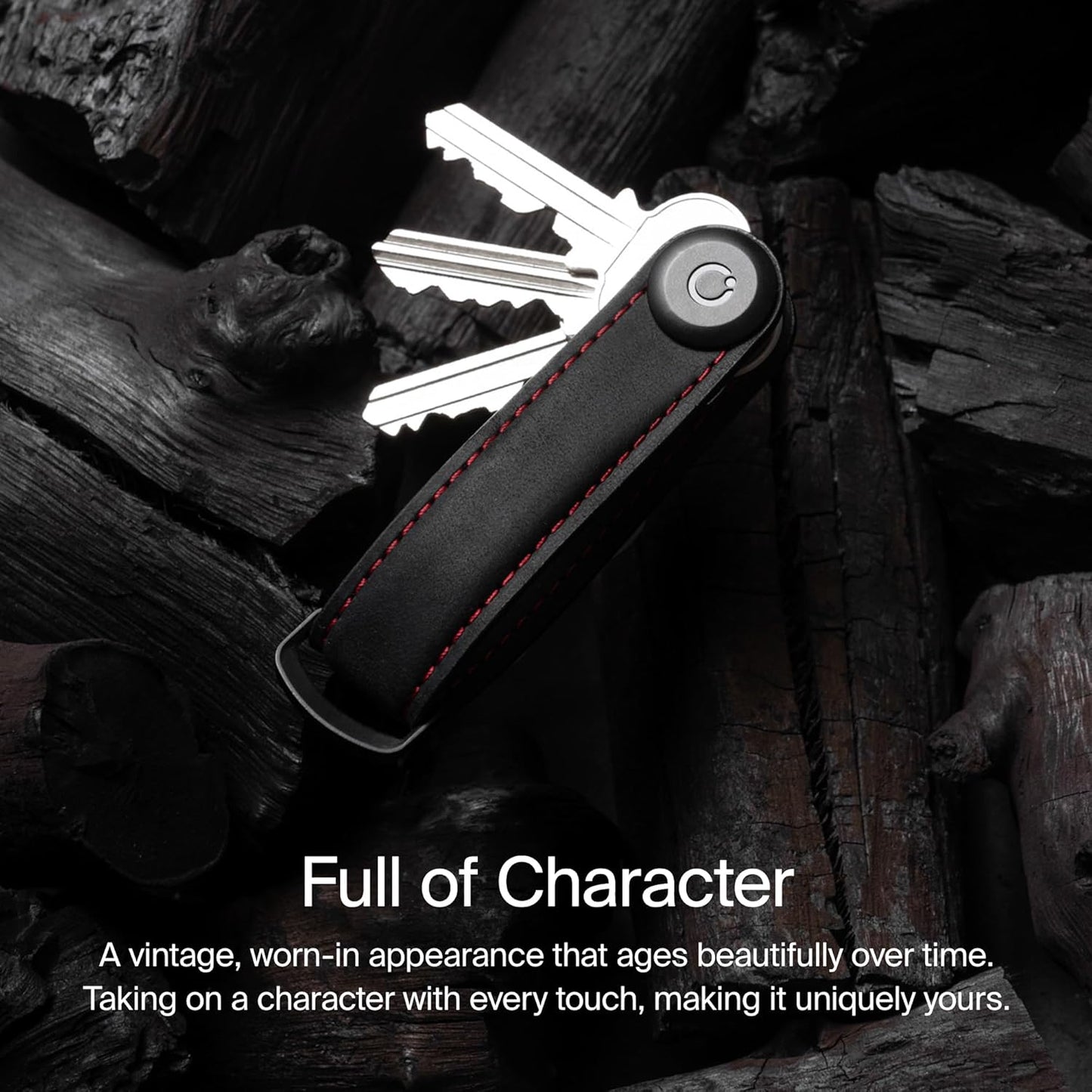 Orbitkey Crazy Horse Leather Key Organizer | Quiet Profile | Holds up to 7 Keys