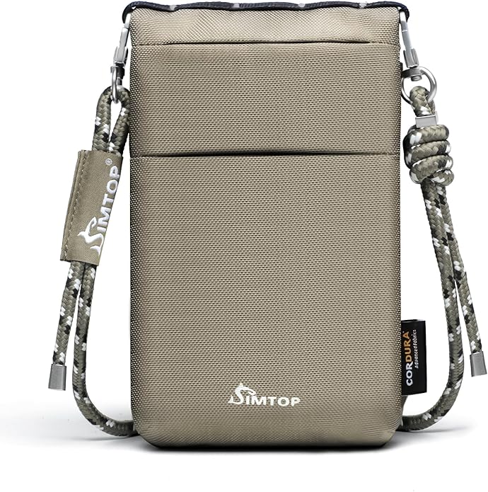 SIMTOP Small Crossbody Bag Cell Phone Purse for Women Lightweight RFID Anti-Theft Water-Resistant Adjustable Strap Phone/Keys