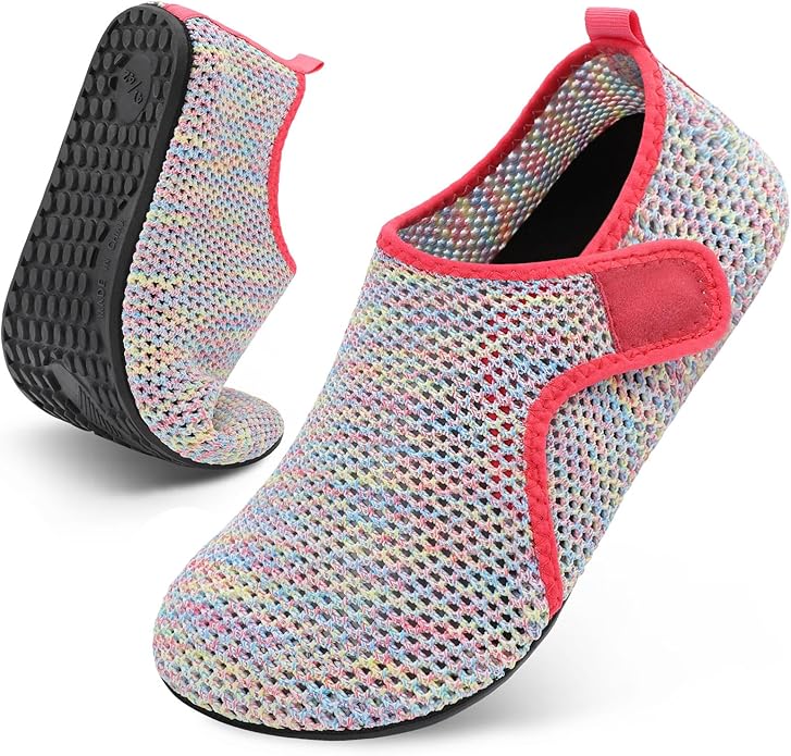 Scurtain Barefoot Water Shoes for Women Men Beach Swim Aqua Socks Summer Quick-Dry Sandals Slippers