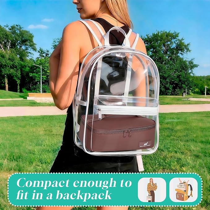 NOL Natural Organic Lifestyle Insulated Lunch Bag for Adults – Compact Cooler Lunch Box with Food-Grade Lining, Waterproof Lunch Bag for Work, Travel | Portable Thermal Meal Tote with Handle, Coffee