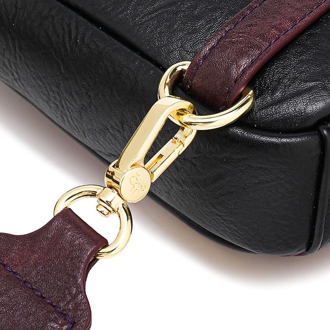 INICAT RFID Blocking Sling Bag, Anti Theft Crossbody Bag for Women, Travel Fanny Pack Style Purse, Vegan Leather