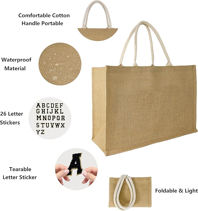 Hibala Woven Large Beach Bag Straw Beach Tote Handmade Weaving Shoulder Tassel Bag Handbag