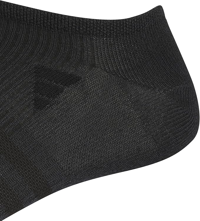 adidas Men's Superlite No Show Socks (6 Pairs) Lightweight & Breathable