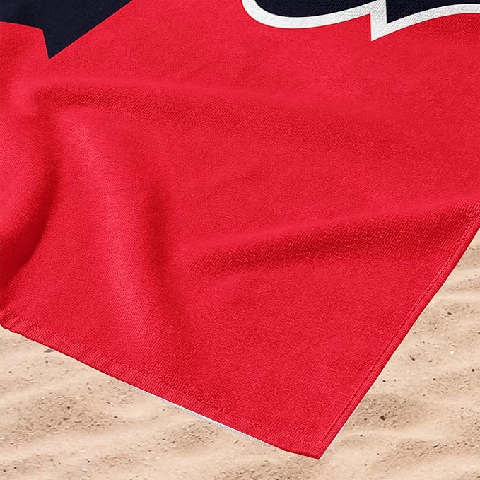 Northwest NFL Oversized Microfiber Beach Towel, 60 x 70 Inches – Quick Dry, Sand Resistant, Lightweight, Highly Absorbent, Shibori Design