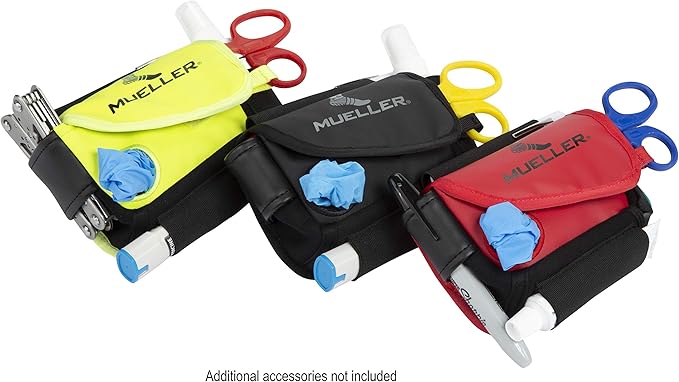 Mueller Sports Medicine Medi Kit PPE ProPack Bag Only for Men and Women, Athletic Training Kit, Medical Supply Bag for Sports Teams, Compact Medical Waist Pack, Waterproof