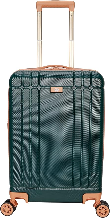 Dockers Hooper Hardside Expandable 8-Wheel Spinner Travel Checked Luggage, 3-Piece Set, Ponderosa Pine