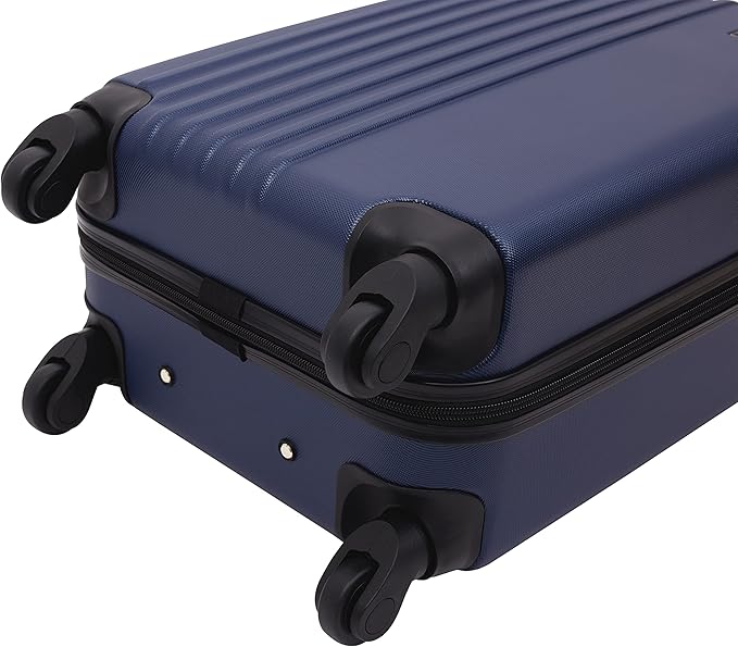 Travelers Club Cosmo Luggage, Navy Blue-2 Piece Set (28"/20")