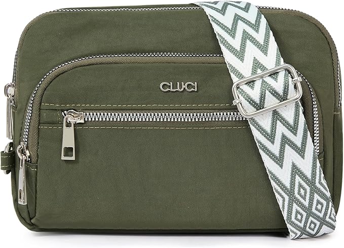 CLUCI Crossbody Bags for Women Travel,Travel Bags for Women,Travel Purses Anti Theft Crossbody,Convertible Belt Bag RFID