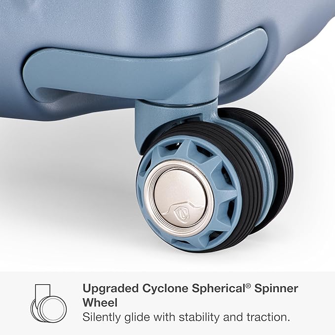 Traveler's Choice Ultimax II Polycarbonate Hardside Luggage with Spinner Wheels, Teal, 29-Inch Large Luggage