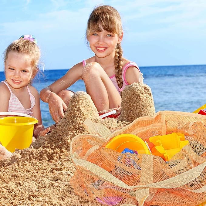Mesh Beach Bag Vacation Essentials - Large Tote Pool Bag for Women Vacation Essentials Beach Accessories