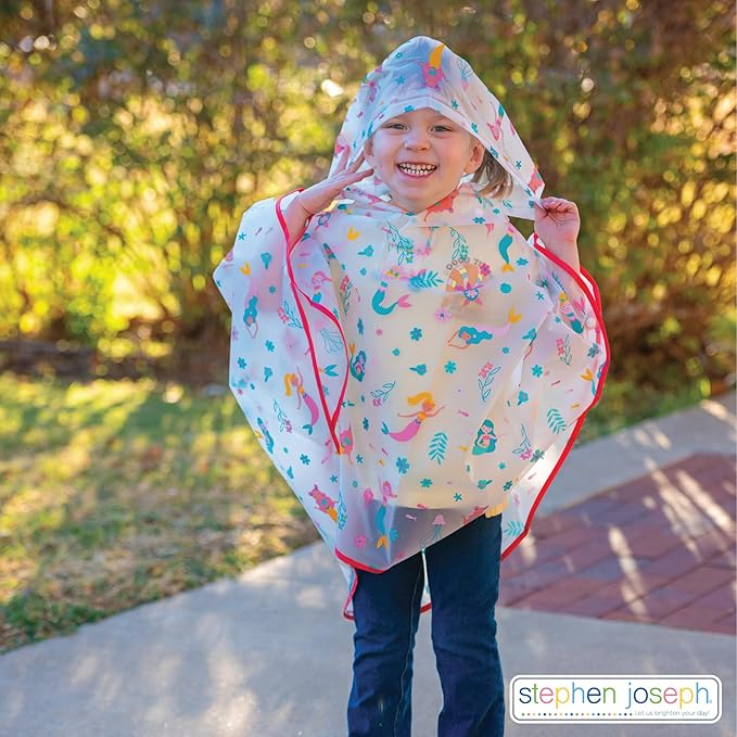 Stephen Joseph Unisex Kids Lightweight Poncho