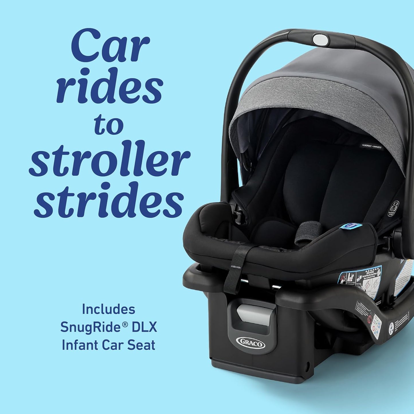 Graco Modes Nest2Grow Travel System, Ren with Expandable Double Stroller