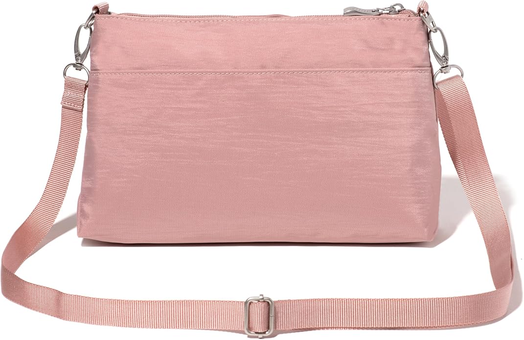 Baggallini Original Everyday 11x7.5 Crossbody Bags Rfid Protected Lightweight Nylon Zippered Travel Purse