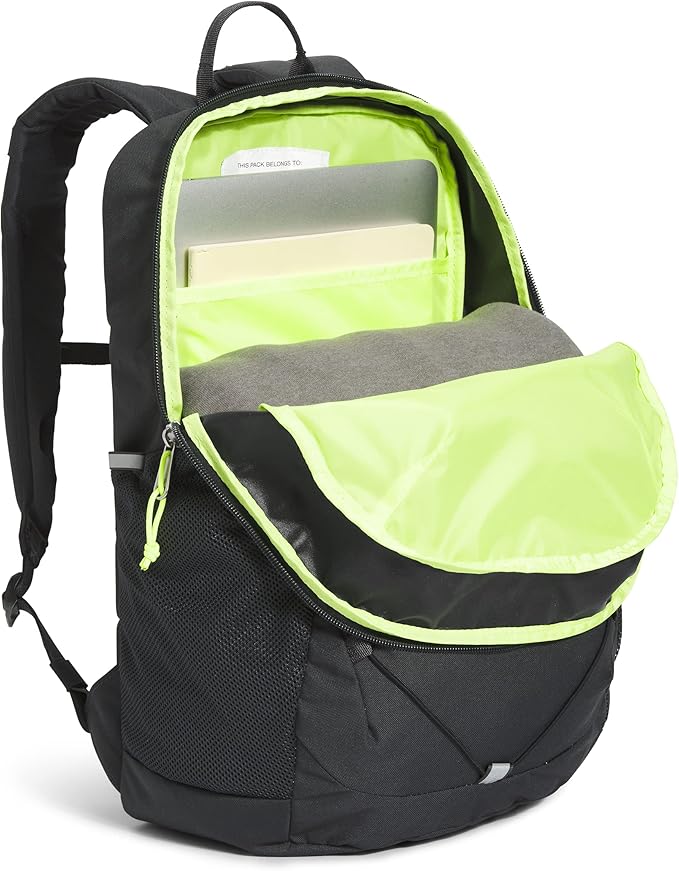 The North Face Teen Court Jester Backpack, Asphalt Grey/LED Yellow, One Size