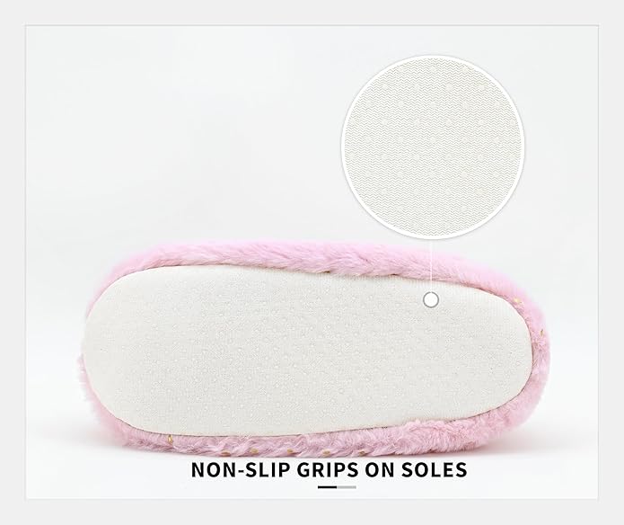 Panda Bros Slipper Socks for Women Grippers, Fuzzy Cozy Fleece Slipper Socks, Soft, Warm House Slippers