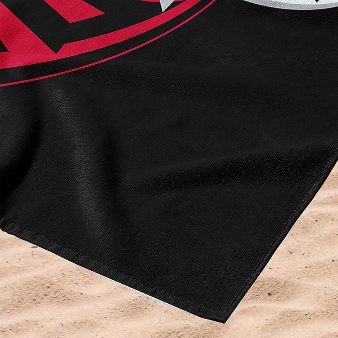 Northwest NFL Oversized Microfiber Beach Towel, 60 x 70 Inches – Quick Dry, Sand Resistant, Lightweight, Highly Absorbent, Shibori Design
